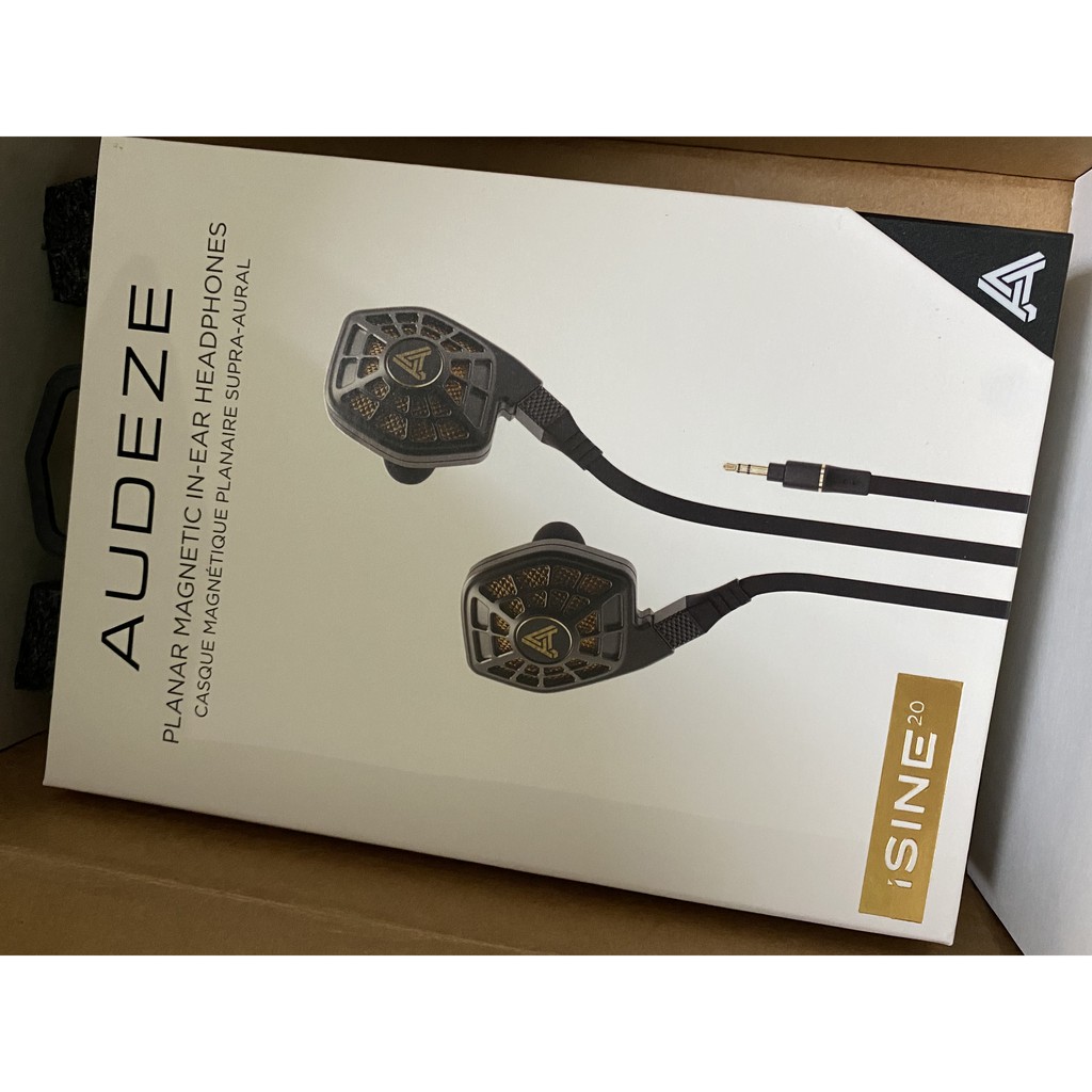 代購 Audeze iSINE 20 普通版 不帶LIGHTNING 平面單元平板入耳式耳機 全新品 可面交