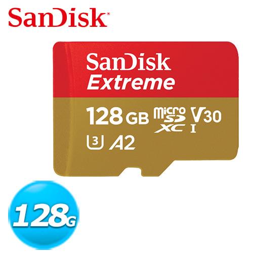 SanDisk Extreme Micro SDXC UHS-I U3/V30 128GB 記憶卡 | 蝦皮購物