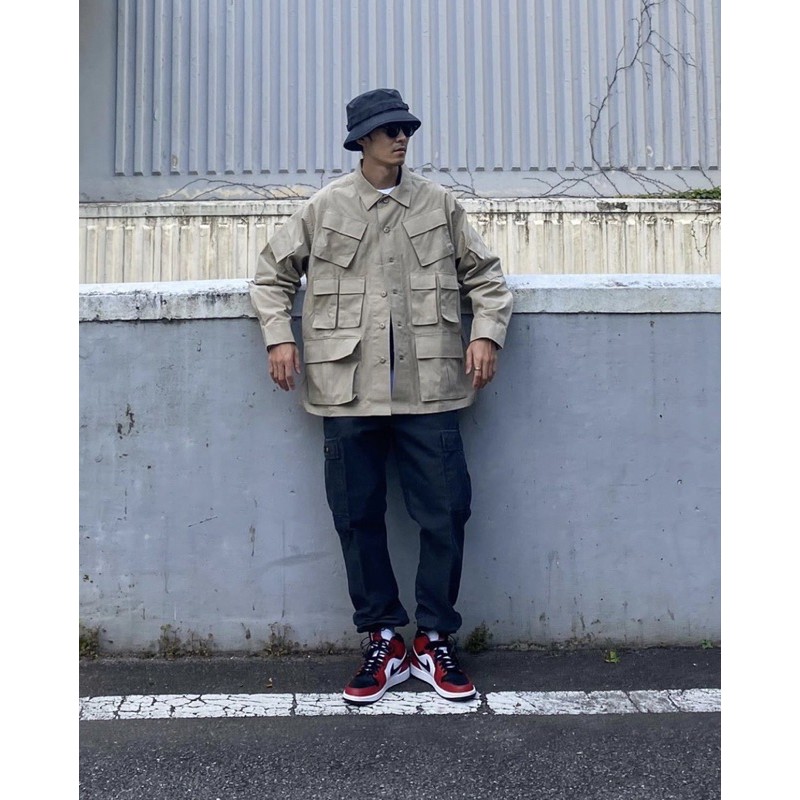 20AW WTAPS MODULAR LS / COTTON. RIPSTOP 十袋襯衫10口袋軍襯| 蝦皮購物