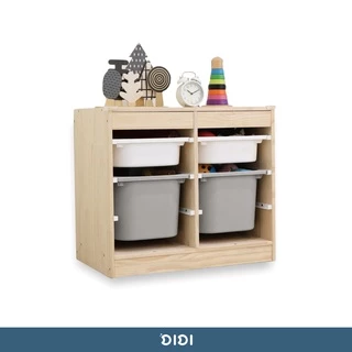 【DIDI】實木玩具收納櫃(二年保固) | 玩具收納、收納箱、收納櫃、玩具箱