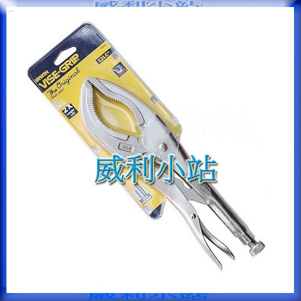 【威利小站】IRWIN 握手牌 12LC 強力夾齒圓管萬能鉗 VISEGRIP 萬能固定鉗 12” 蝦皮購物