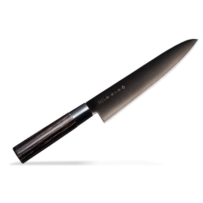 藤次郎 牛刀 日本製 疾風BLACK 210mm 燕三条製包丁の【藤次郎オンラインショップ】 / 藤次郎 鎚目