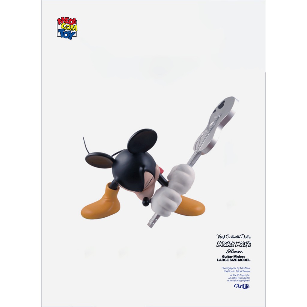 ArtLife @ MEDICOM 2008 VCD DISNEY Roen Guitar Mickey 絕版