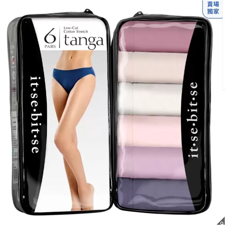 ITSEBITSE 女 低腰 棉內褲 6入組 itsebitse 女 純棉 三角內褲 Costco 好市多 蝦皮購物