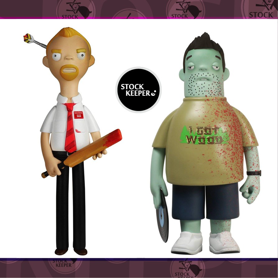 Shaun Of The Dead ED Vinyl Idolz 8 Inch Figure New Shelf Wear 海外