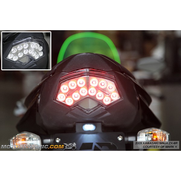 馬克工坊] MOTODYNAMIC 改裝尾燈ZX-6R 09-20 LED + 方向燈| 蝦皮購物