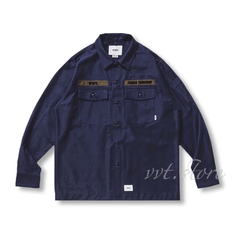 WTAPS 20AW BUDS / LS / COTTON. SATIN 長袖襯衫外套| 蝦皮購物