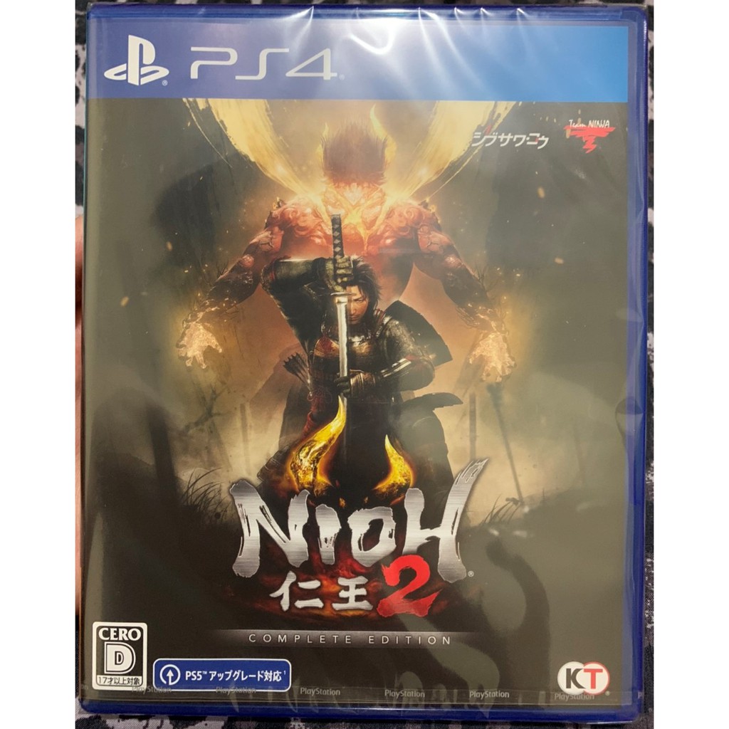 (中古商品) PS4 仁王 2 完全版 中文版 仁王2 完整版 純日版 PS5 仁王 2 升級支援