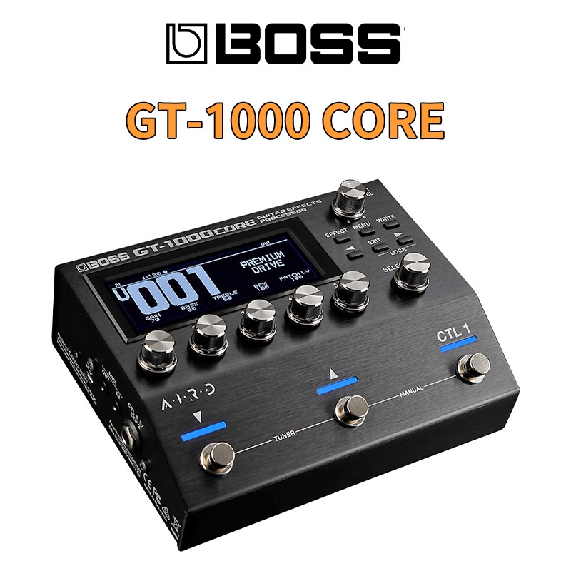 BOSS GT-1000 CORE 核心版綜合效果器綜效貝斯吉他效果器【金聲樂器