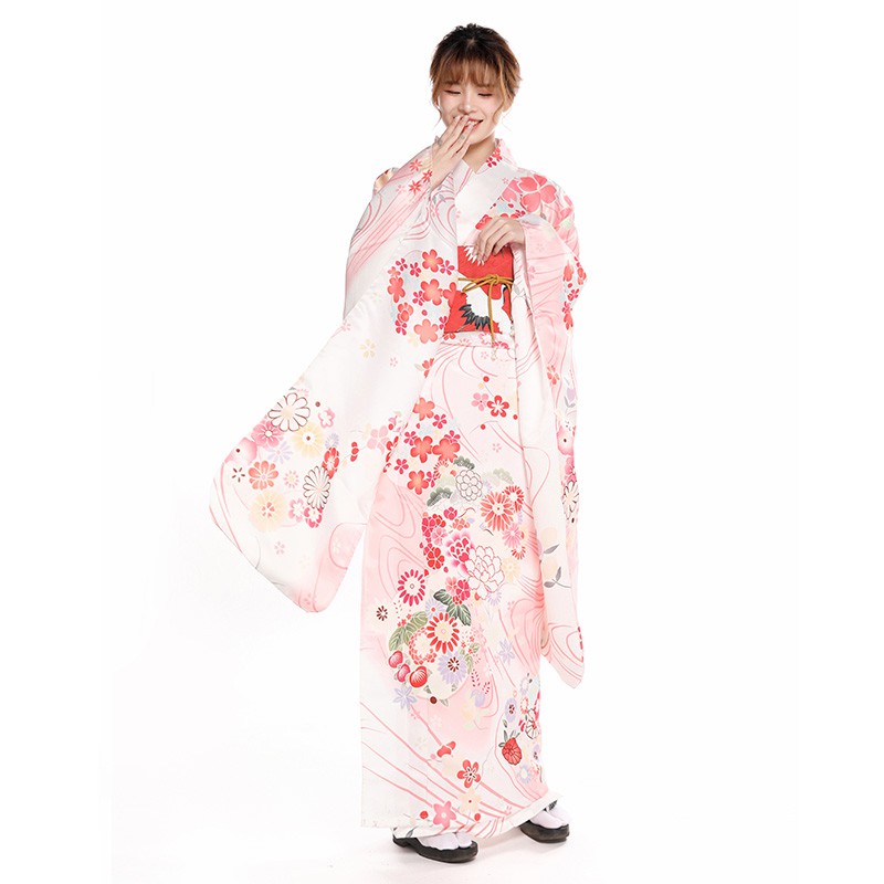 🎌👘（大好き-熱賣款）12和風日本振袖和服女正裝傳統節日婚禮