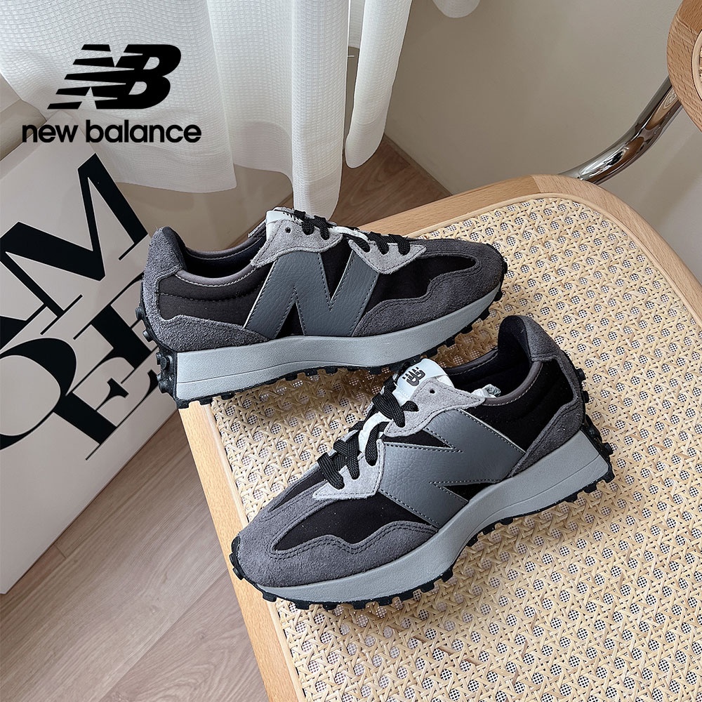 New Balance】 NB 復古運動鞋_中性_黑灰色_MS327GRM-D楦327 | 蝦皮購物