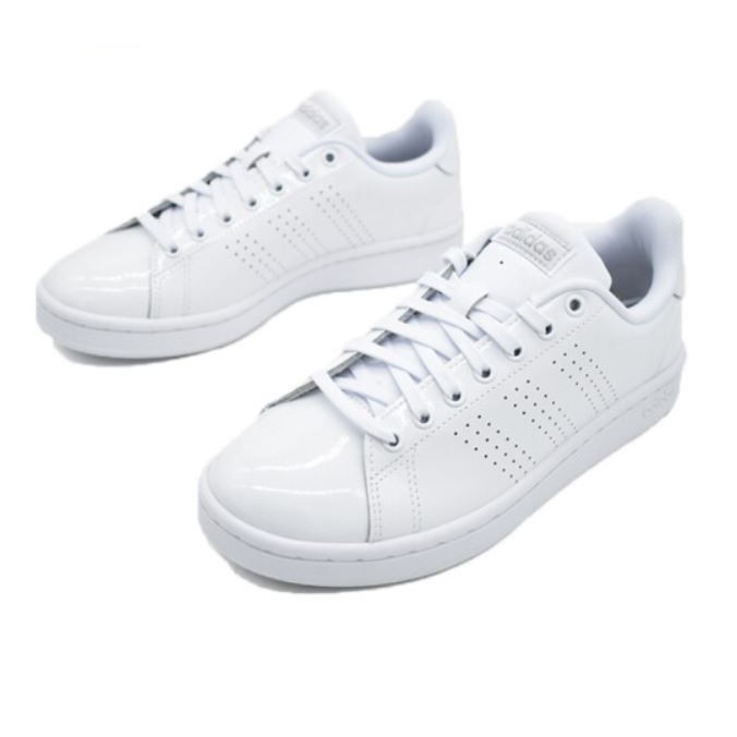 Adidas neo outlet advantage white blue