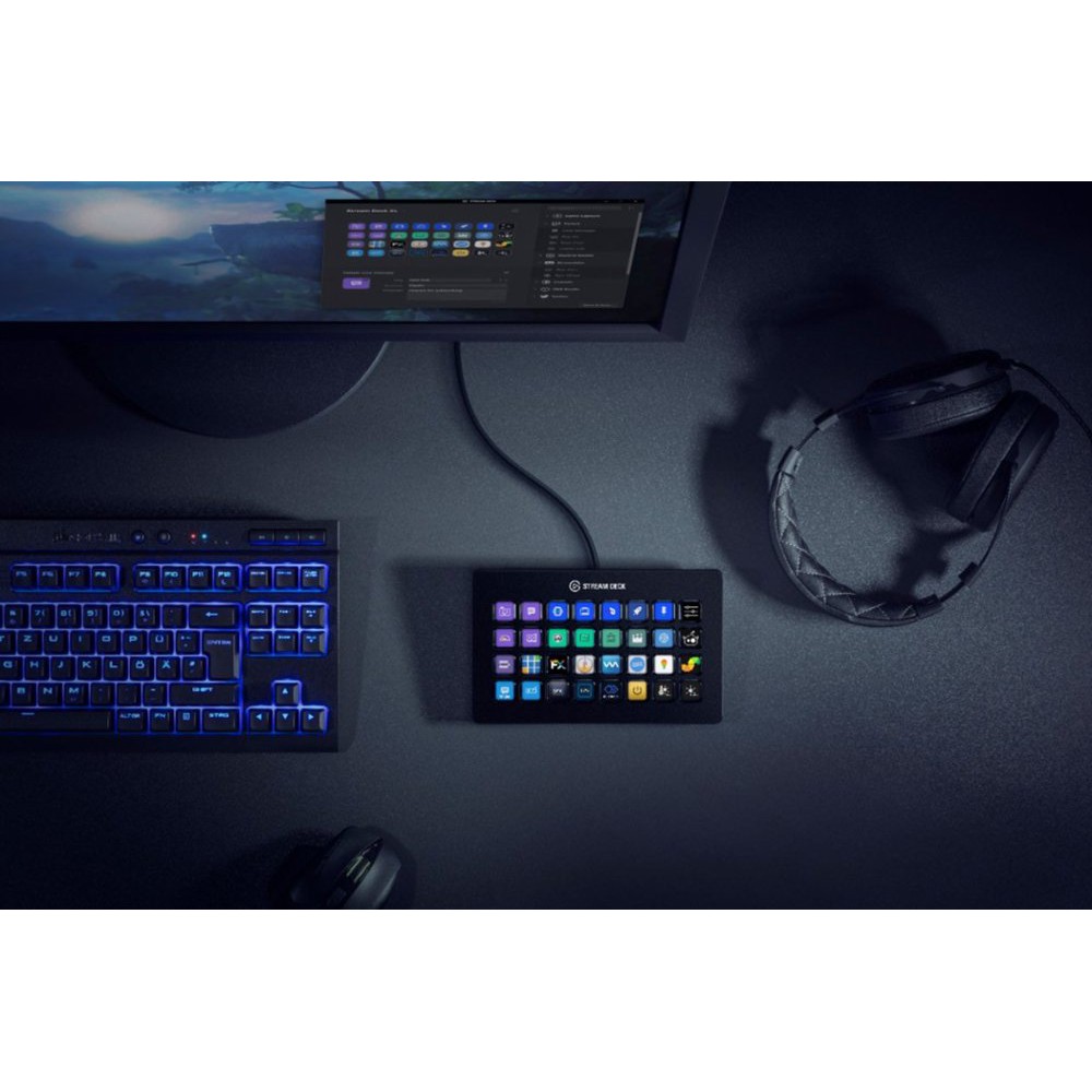 一統電競】Elgato Stream Deck XL 視頻直播操作控制台| 蝦皮購物