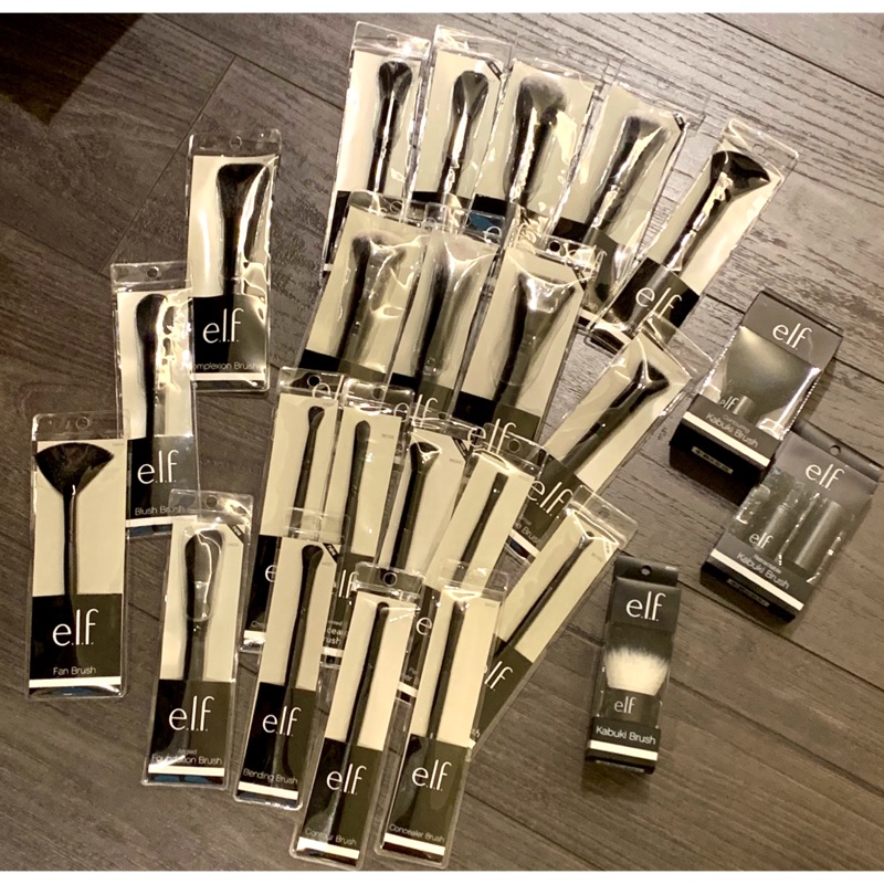 【Star代購】ELF Brush 刷具 蜜粉刷 修容刷 腮紅刷 打亮刷 眼影刷 暈染刷 鉛筆刷 蘑菇刷 | 蝦皮購物