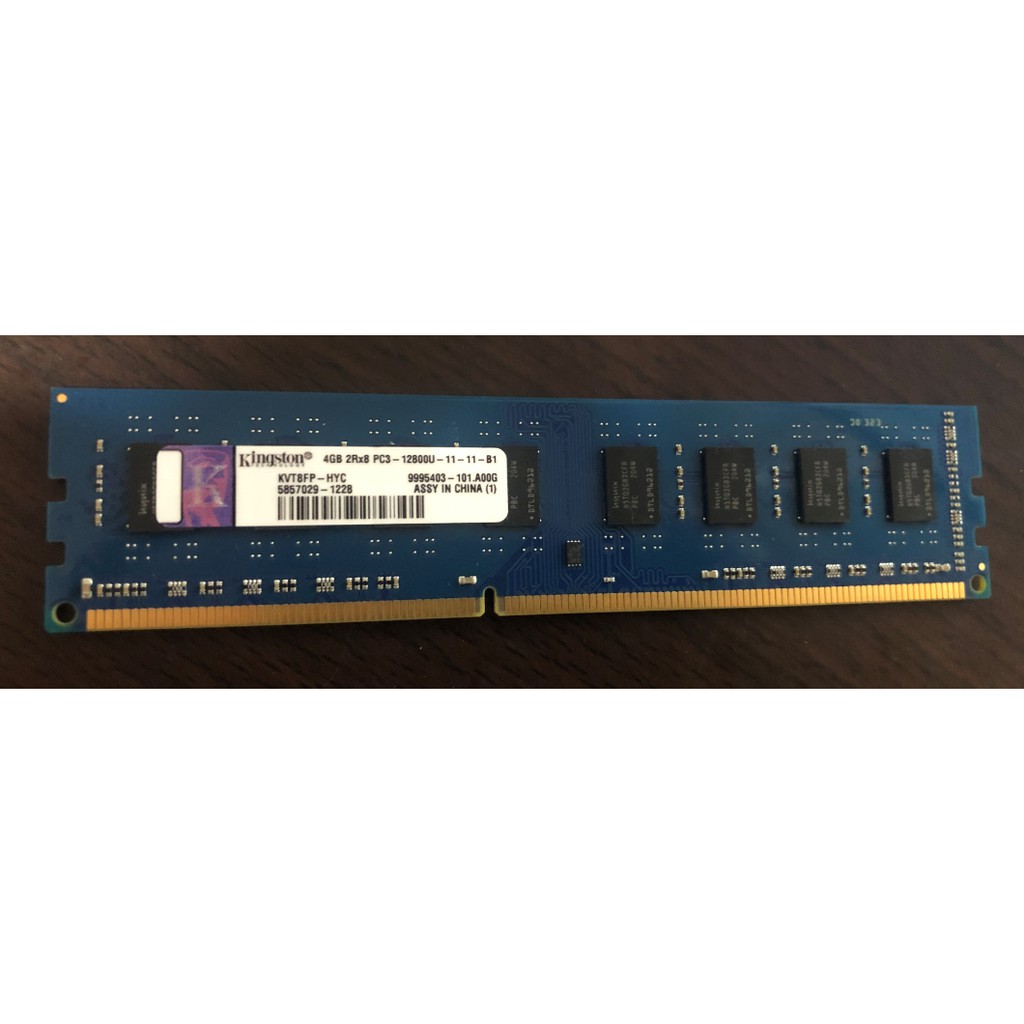 Kingston 4GB 2Rx8 PC3 12800U 11 11 B1