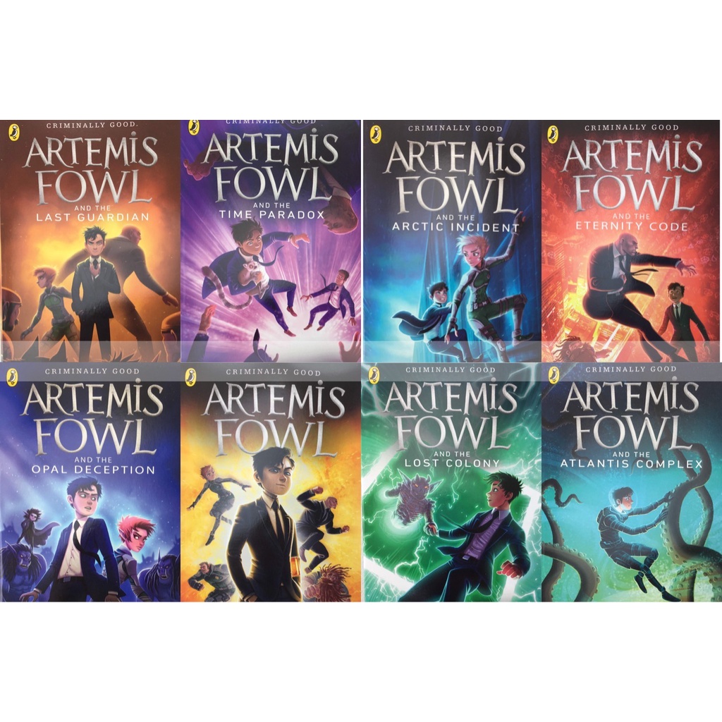 電影/青少小說套書】Artemis Fowl Collection - 8 Books (-ARTE 