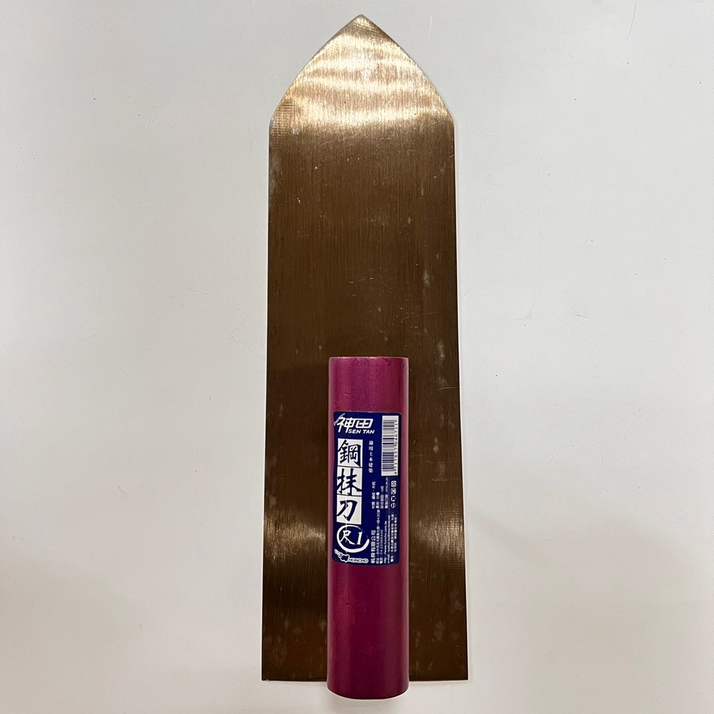 【工具象】神田 土人 抹刀 推刀 鏝刀 尖鏝 不鏽鋼 水泥抹刀 泥作工具 金屬 鐵 黑 鋼 批土 油漆 木柄 土水抹刀 | 蝦皮購物