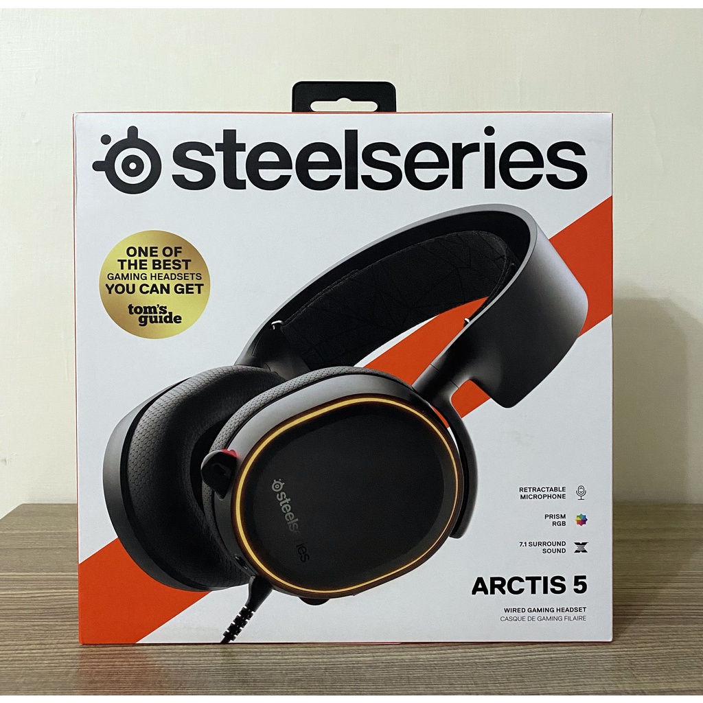 笑咪商城] 全新現貨賽睿SteelSeries Arctis 5 有線電競耳機麥克風