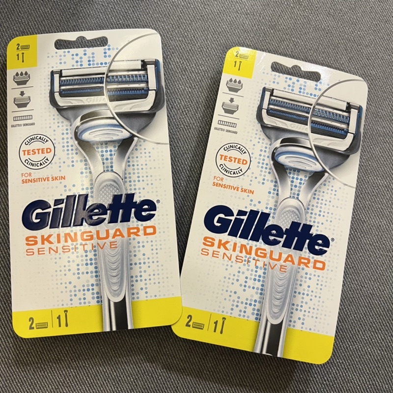 Gillette SkinGuard 吉列紳適系列刮鬍刀 1刀架2刀頭 | 蝦皮購物