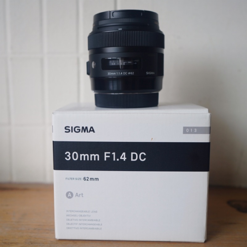 SIGMA 30mm F1.4 EX DC HSM ART 公司貨for Canon 近全新恆伸保固內含