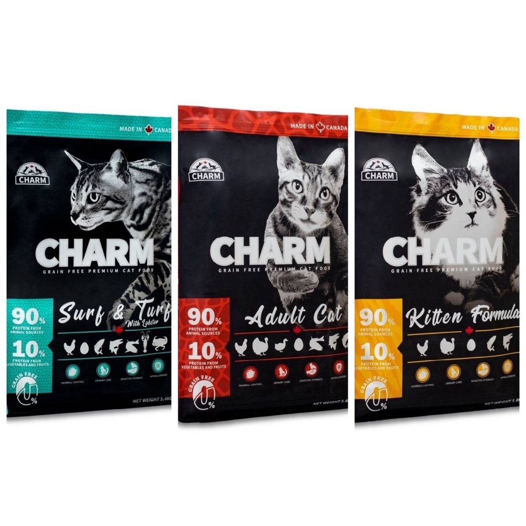 【降價出清】 野性魅力CHARM 幼貓 成貓 海陸龍蝦盛宴 貓飼料 無穀貓飼料 挑嘴貓 | 蝦皮購物