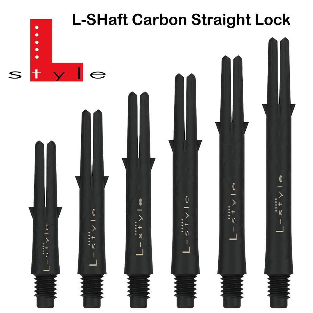 L-Style – L-Shaft Lock Straight Twotone – Nero trasparente Arancione, fls1243