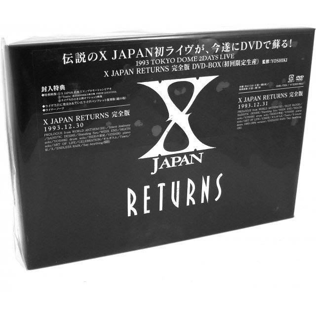X JAPAN RETURNS/完全版/DVD-BOX/初回限定生產/絕版珍品| 蝦皮購物