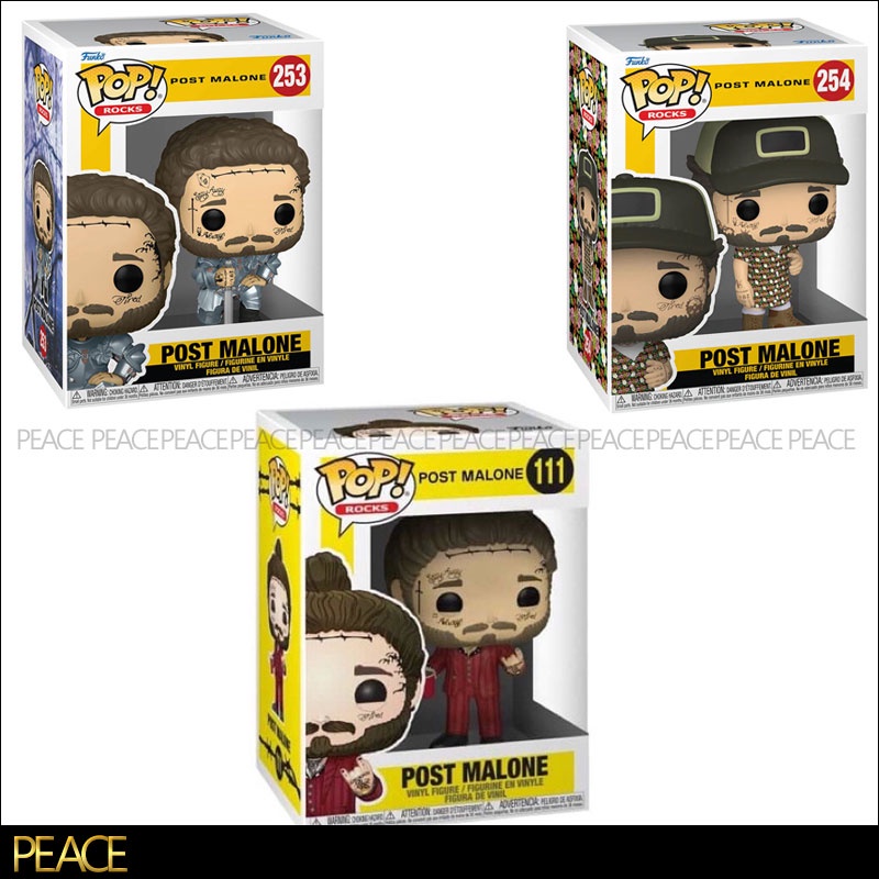 【PEACE】Funko POP! Post Malone 嘻哈 Music 系列 饒舌