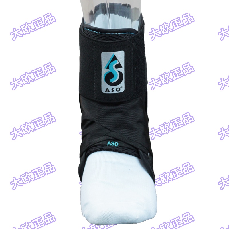 新品 護具專區 美國正品MedSpec ASO Ankle Stabilizer輕便防扭傷綁帶護踝黑白色 PWVS