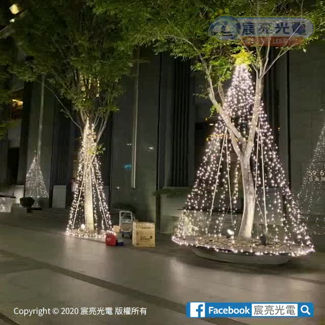 【宸亮光電】全新改款 全電壓 LED聖誕燈串 10米長可串接 防水戶外節慶佈置 星星燈 串燈 燈串 聖誕燈飾 | 蝦皮購物
