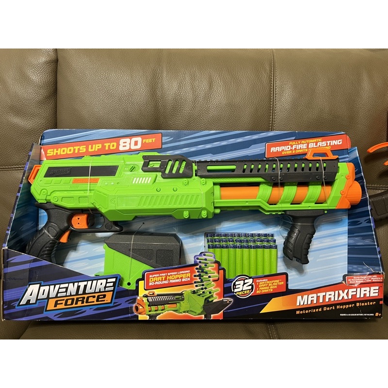 二手電動連發90fps Adventure Force Matrixfire Motorized Blaster 蝦皮購物