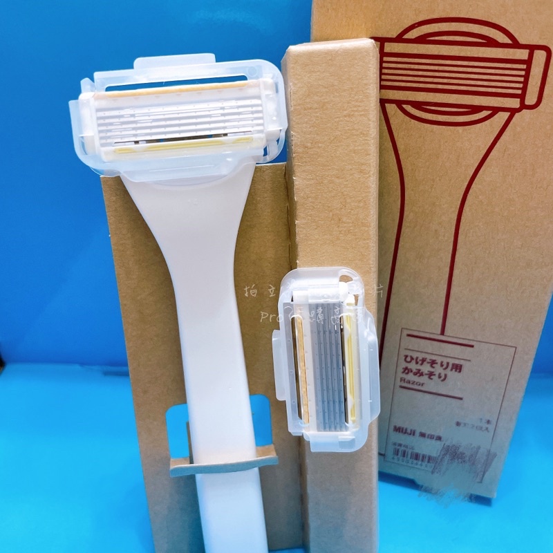 【MUJI 無印良品】 刮鬍刀 ABS刀架 5刀片替換刀頭 刮鬍刀 剃鬚刀 男士用品 替換刀頭 日本代購 | 蝦皮購物