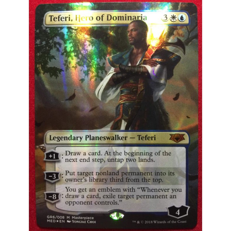 MTG Magic the Gathering Teferi， Hero of Dominaria (207/296