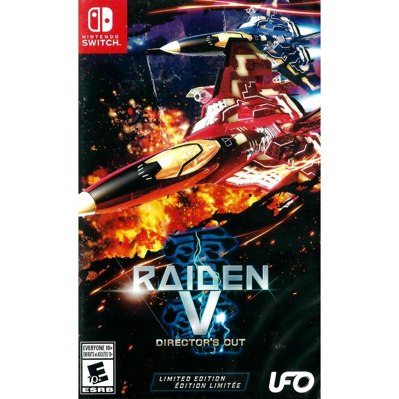 【全新未拆】任天堂 SWITCH NS 雷電5 導演剪輯版 RAIDEN V DIRECTORS CUT 中文版 台中