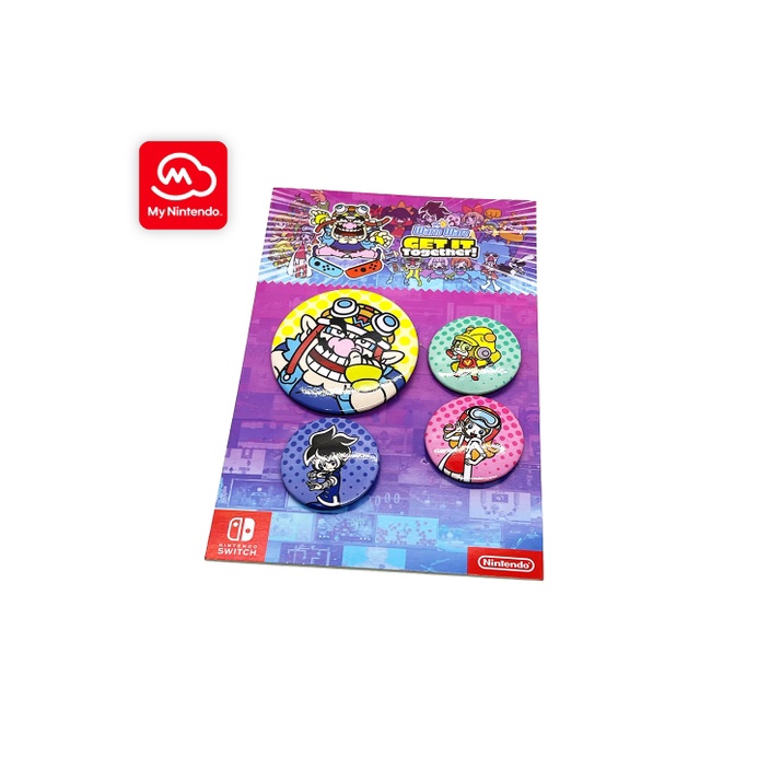Nintendo WarioWare: Get It Together! Button Pins 分享同樂！瓦利歐製造 | 蝦皮購物