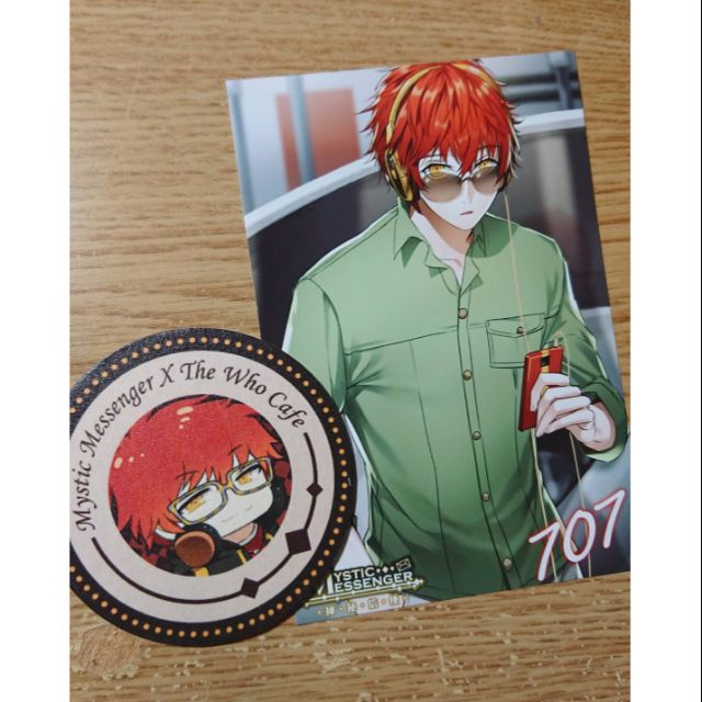 MysticMessenger 神秘信使 707 Seven 框影咖啡 相片卡 杯墊 絕版 抱枕 夾娃娃機 | 蝦皮購物