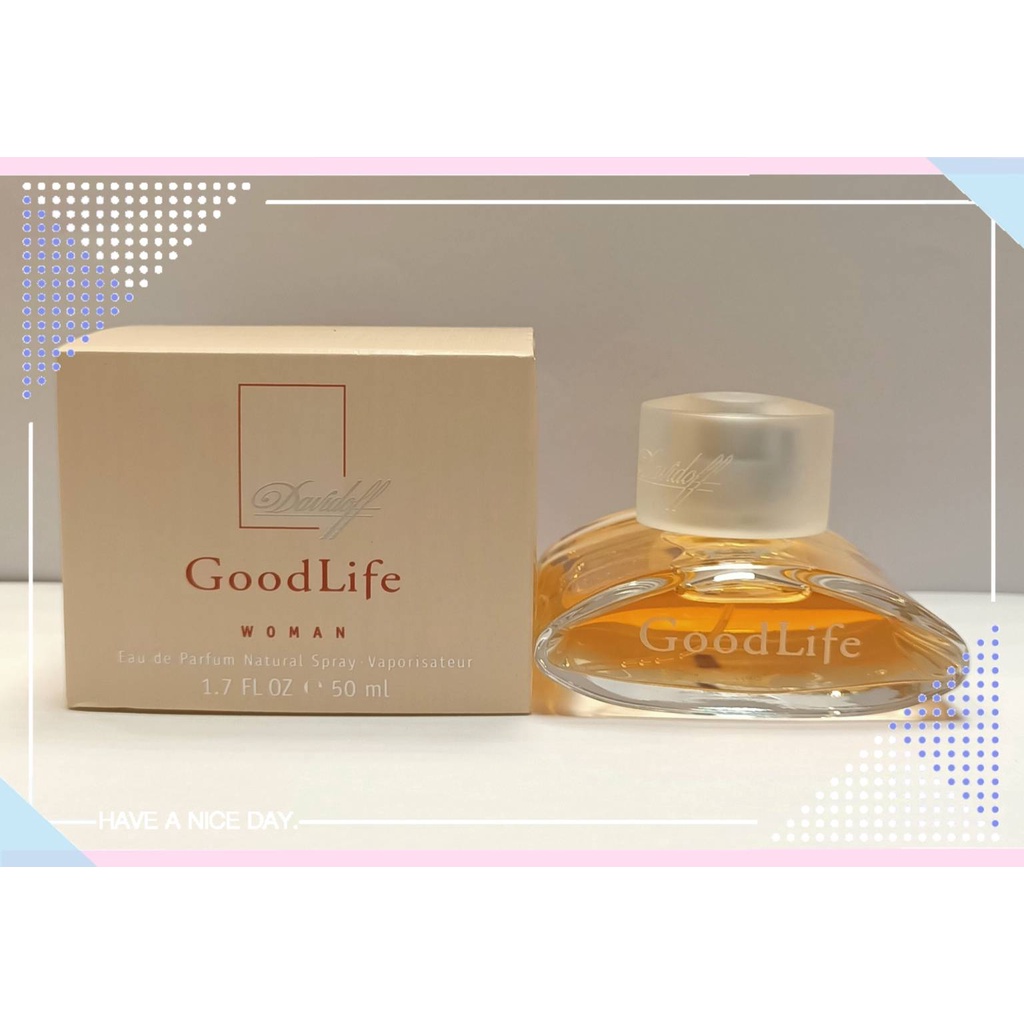 米】絕版品❣ Davidoff GoodLife Woman 美好生活女性淡香精50ML | 蝦皮購物