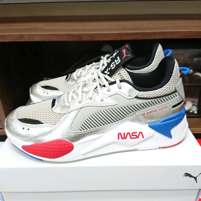 【小八】Puma X Nasa RS-X Space Agency 白 藍 紅 372511-01 | 蝦皮購物