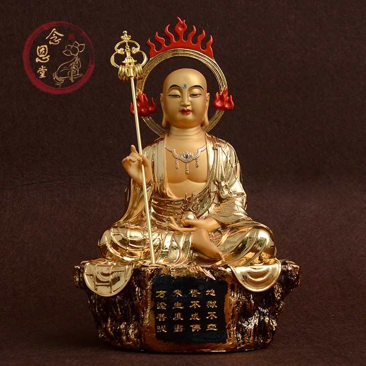 靜福緣】高級精品銅鍍金『錫杖』四種尺寸金杖錫杖釋杖禪杖神明持用法器