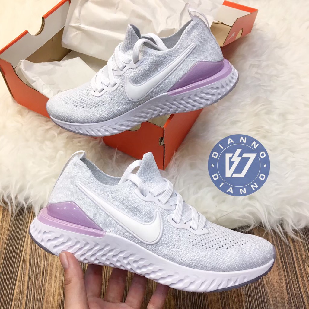 Women's epic clearance react flyknit white