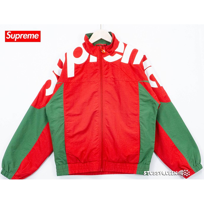 Shoulder logo track on sale jacket