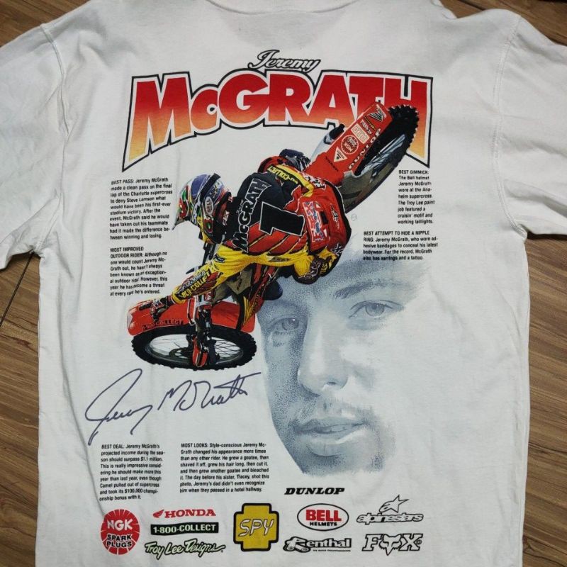 Jeremy McGrath 限定品特別版傑瑞米·麥格拉斯T桖T shirt | 蝦皮購物