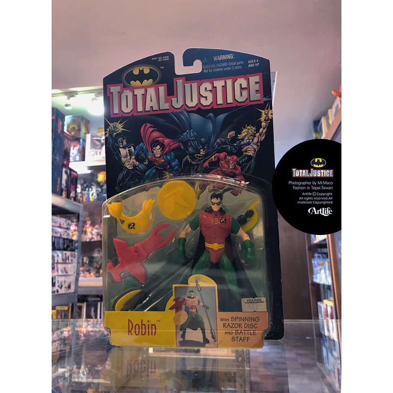 Artlife ㊁ KENNER 1996 DC TOTAL JUSTICE Batman ROBIN 蝙蝠俠羅賓