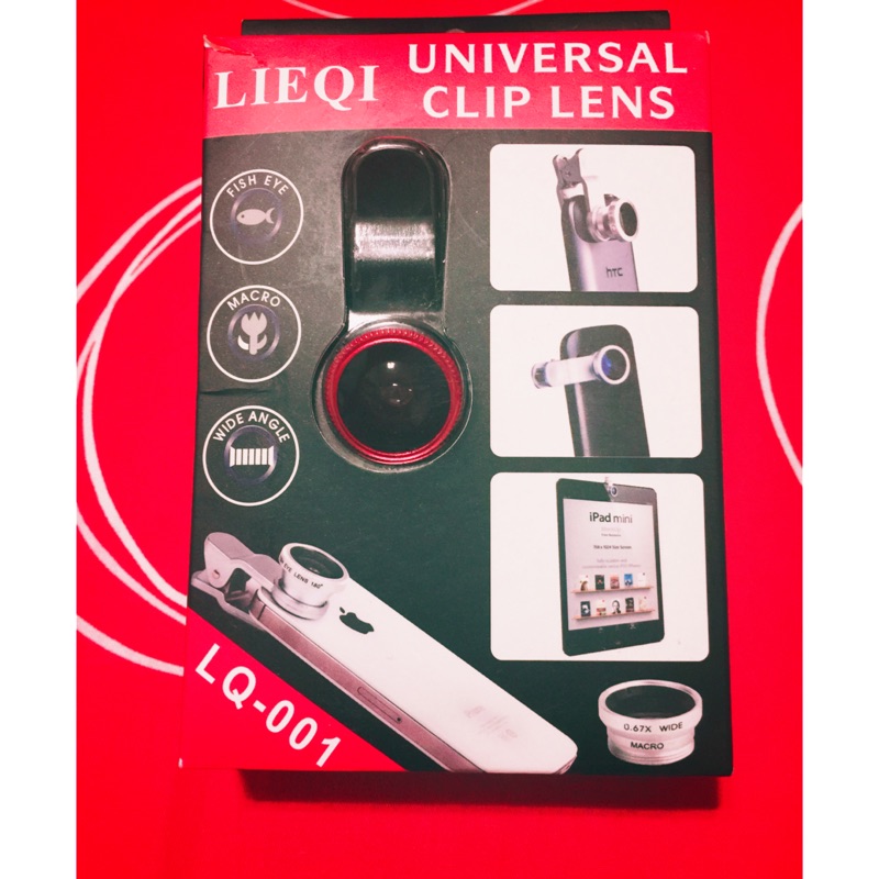 🌟LIEQI 自拍鏡頭 廣角 魚眼 微距 三種功能 | 蝦皮購物