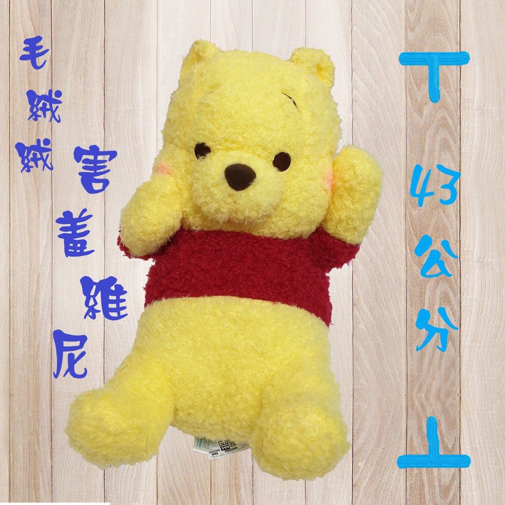 全新日本景品and現貨and小熊維尼andwinnie The Poohand43公分andtorebaand毛絨絨and害羞and收藏and玩偶and娃娃 蝦皮購物