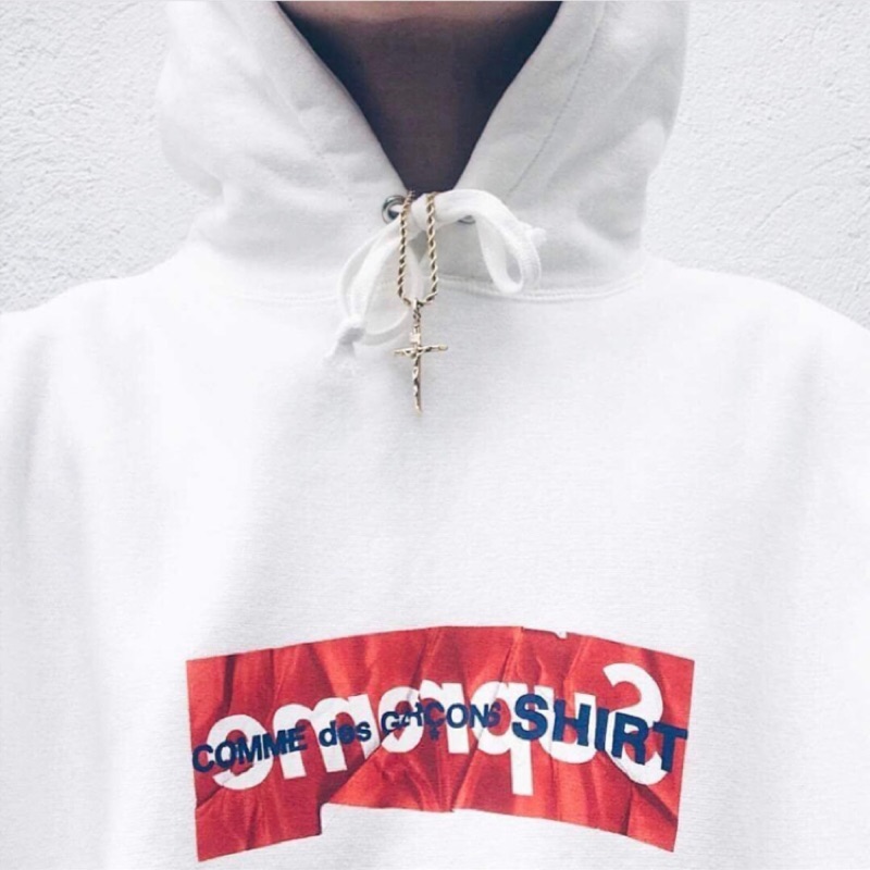 Supreme x CDG Comme des Garçons hoodie 帽t