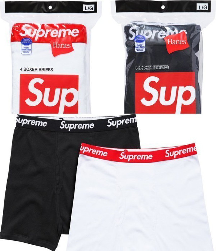 Supreme x Hanes Boxer Brief 內褲(拆賣單件賣場) | 蝦皮購物