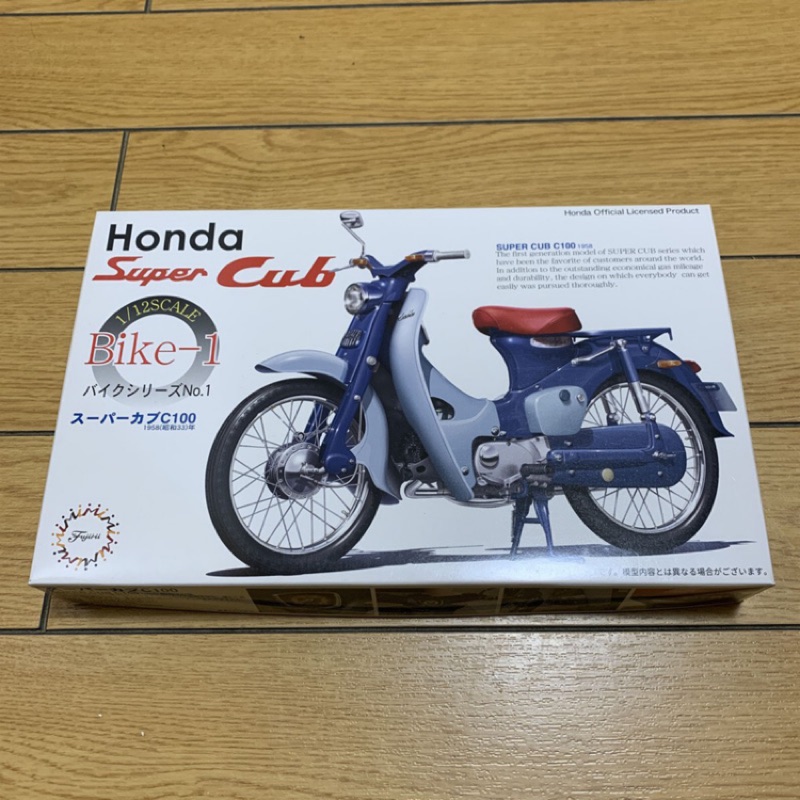 富士美FUJIMI 1/12 Bike21 HONDA SuperCUB C100 1958 #141855 復古機車