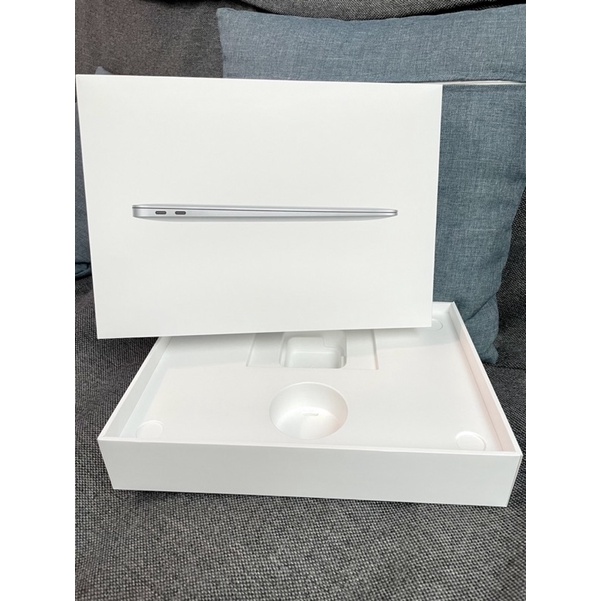 APPLE🍎macbook air M1 原廠紙盒 包裝盒 空盒 銀色 | 蝦皮購物