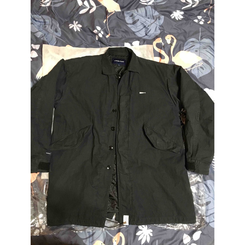 DESCENDANT 19AW CRICKET WEATHER JACKET BLACK CUTY 1 S 黑大衣| 蝦皮購物